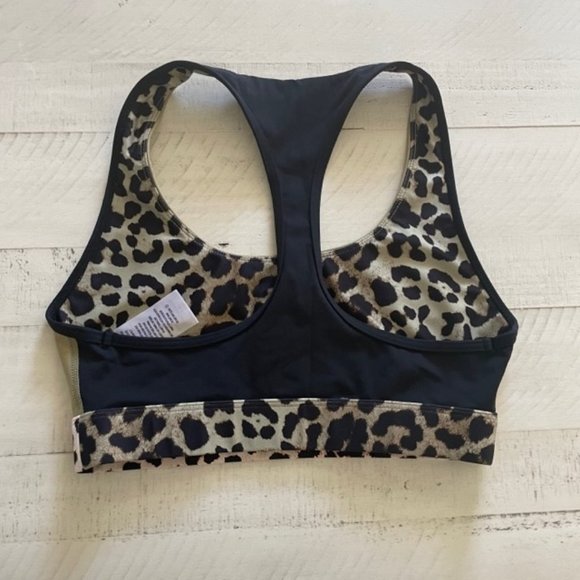 PE Nation Olive, Black and Cheetah Sport Bra - Picture 2 of 3